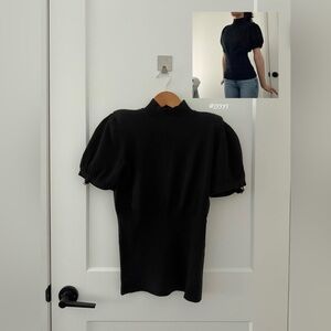 Suzy Elegant Black Top